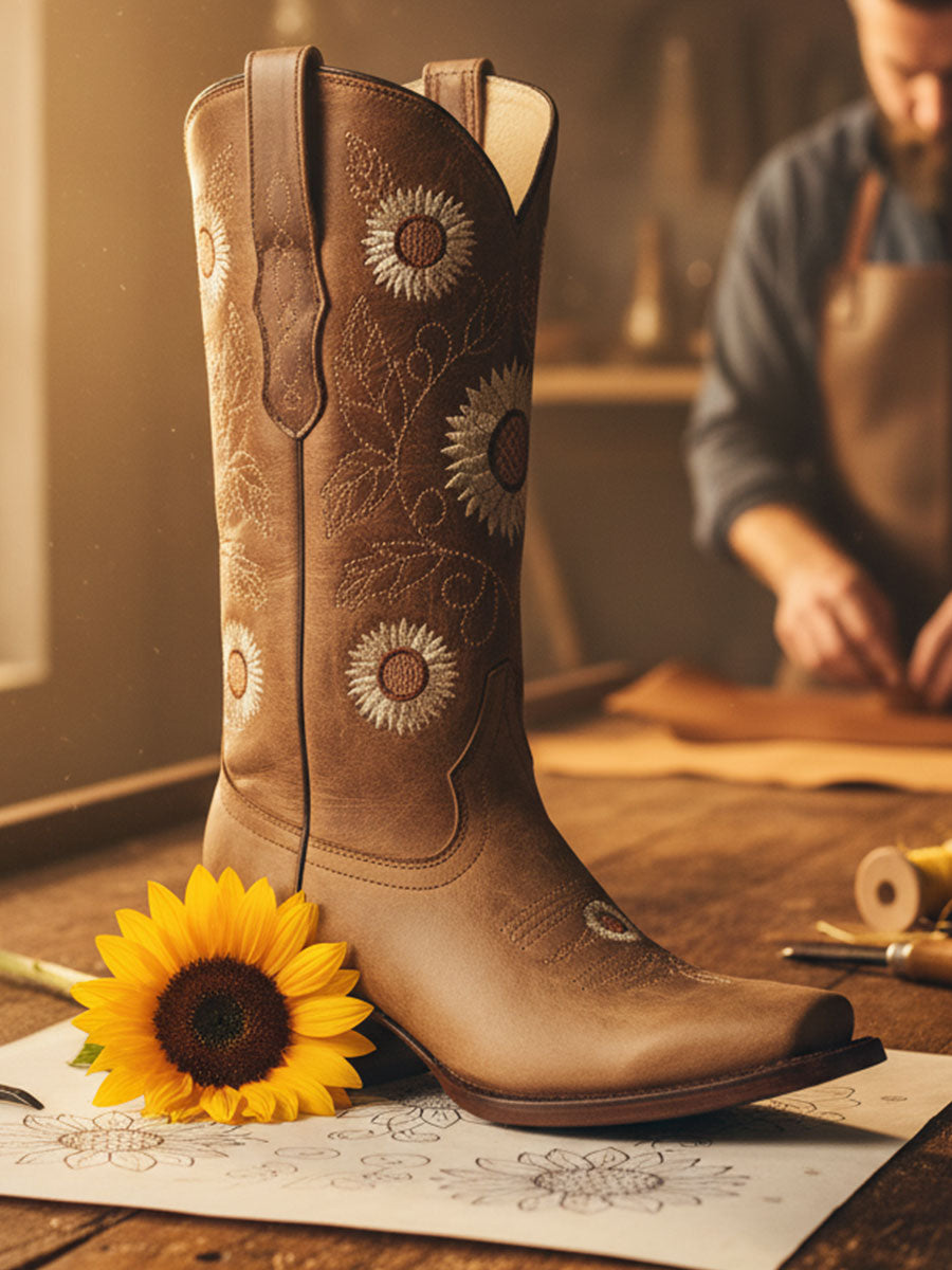 The Vagabond Sunflower Suede